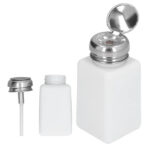 Alcohol Liquid Dispenser Container Bottle with Metal Cap 200ml