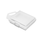Protective Storage Box Case for AA/AAA Batteries (Transparent)