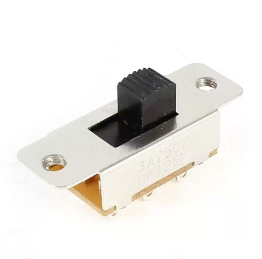 Slide Switch ON-OFF Panel Mount DPDT 6-Pin 2 Position 3A 250V