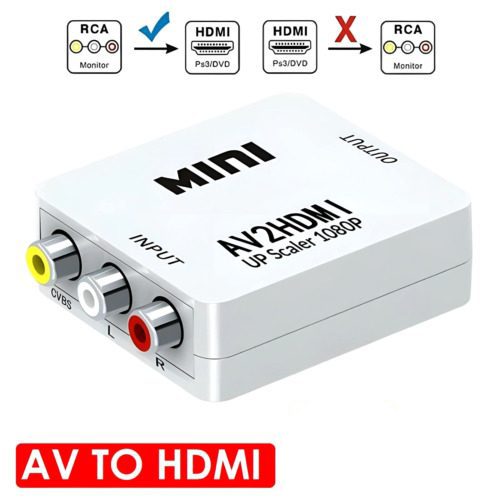 AV RCA Female to HDMI Female Video Converter - Image 6