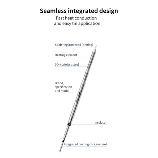 M&R Soldering Iron Tips C210-I for T210 / T26 Soldering Station - Image 3