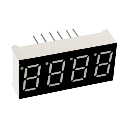 Four Digits 7 Segment Orange Led Display Common Anode 0.56 inch - Image 2