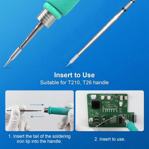 M&R Soldering Iron Tips C210-I for T210 / T26 Soldering Station - Image 6