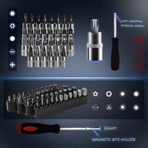 Professional Repair Tool Ratchet Wrench Socket Carry Case Set 216 pcs CR-V (1/2" 1/4" 3/8") - Image 9