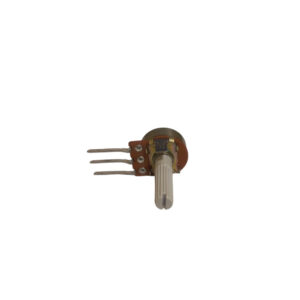 Metal Potentiometer 500Ω 3Pin Plastic Shaft 20mm - Image 3
