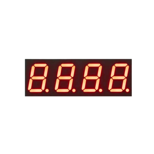 Four Digits 7 Segment Orange Led Display Common Anode 0.56 inch - Image 4