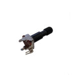 Metal Potentiometer 10KΩ 3Pin Plastic Shaft 26mm