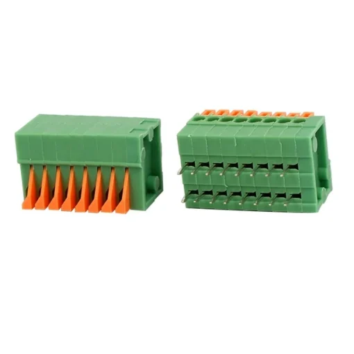 Spring Terminal Block JIEKE-141R 2.54mm 8 Way - Image 2