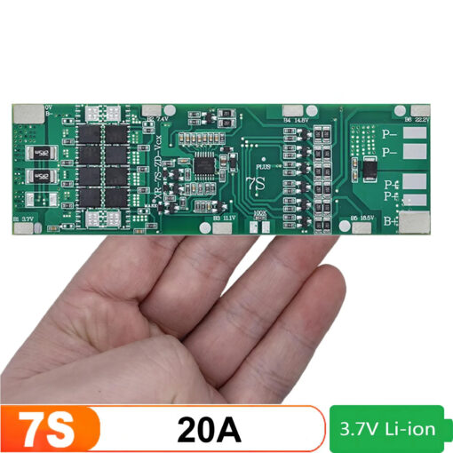 Lithium Battery Charger Protection Module (BMS) 7S 20A 24V - Image 2