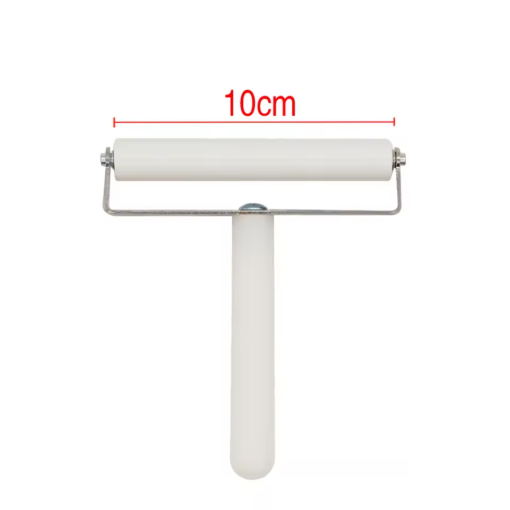 High Quality White Silicone Roller 10cm for PCB UV Film, Phone OCA and LCD Polarizer - Image 4