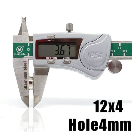 N35 Ring Neodymium Magnet 12x4mm Hole 4mm - Image 2