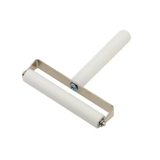 High Quality White Silicone Roller 10cm for PCB UV Film, Phone OCA and LCD Polarizer