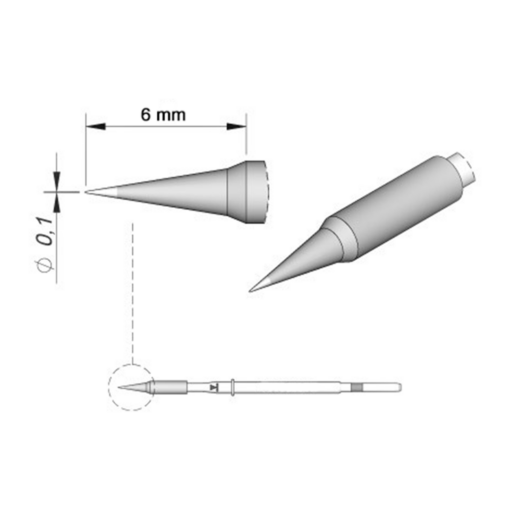 M&R Soldering Iron Tips C210-I for T210 / T26 Soldering Station - Image 8