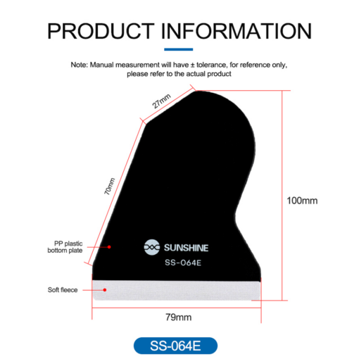 SUNSHINE SS-064E Plastic Scraper for Films for phone/tablet/laptop - Image 2