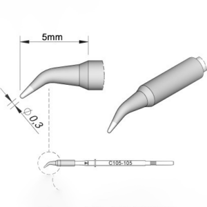 HF Soldering Iron Tips C210-SI for T210 / T26 Soldering Station - Image 4