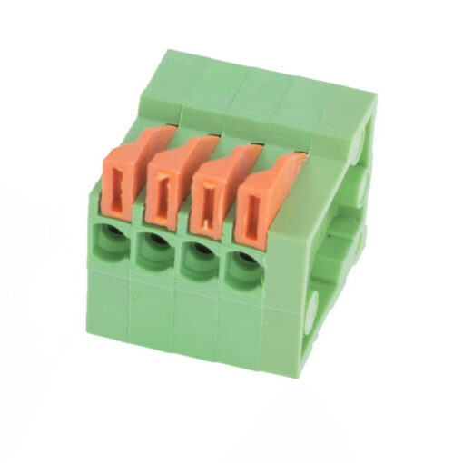 Spring Terminal Block JIEKE-141R 2.54mm 4 Way - Image 2