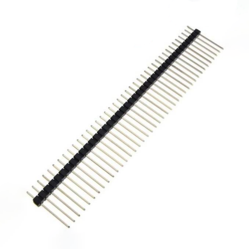 Pin Headers Male 2.54mm : 40 Pin, Straight, Black, 21mm