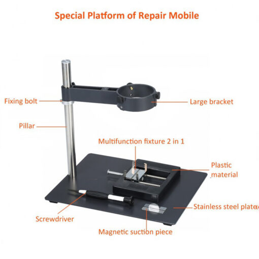 TE-812 Multi Function Hot Air Gun Bracket With Motherboard IC Fixture For Mobile Repairing - Image 7