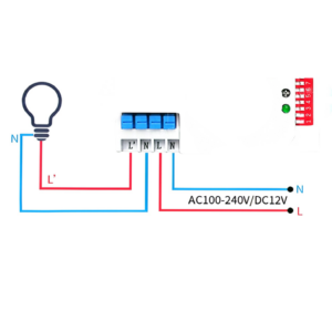 SK608B Detection Angle 360° Motion Sensor 220VAC 1200W with DIP Switch - Image 8