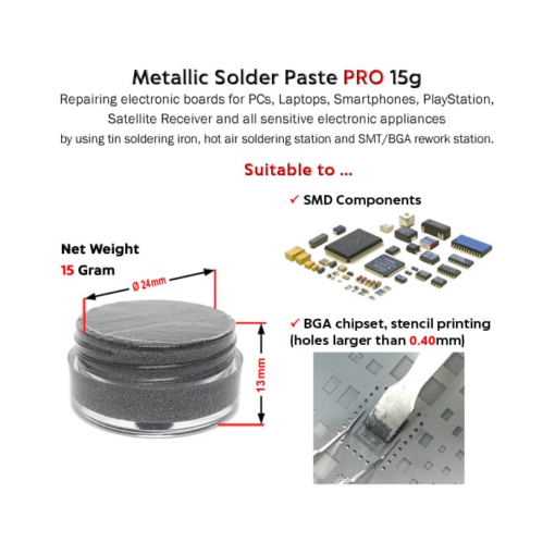 Electronics Solder Paste PRO 185-240°C Sn63-Pb37 15g - Image 2