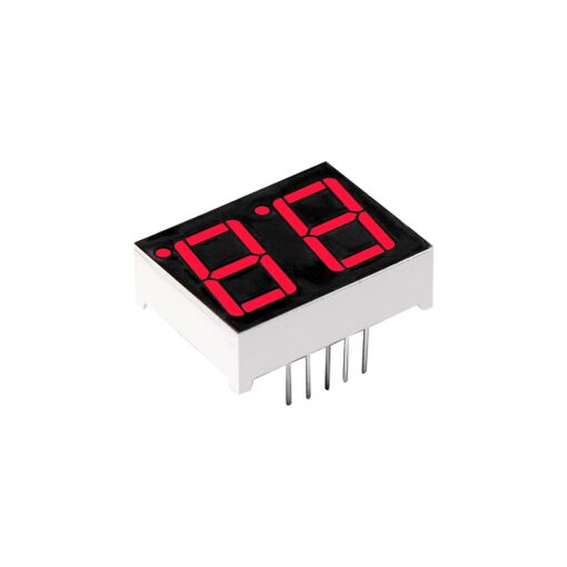 Two Digit 7 Segment Red Led Display 0.4 inch Common Anode 4021BS