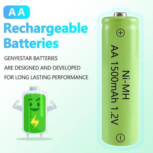 NI-MH Rechargeable Battery AA 1500mAh 1.2V - Image 4