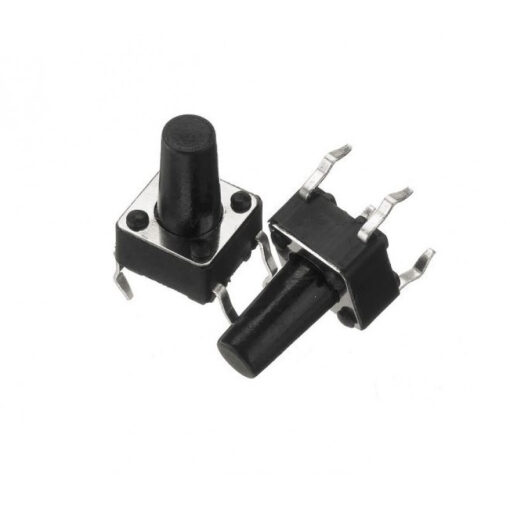 Mini Push Button 4 Pin 6x6x12mm - Image 3