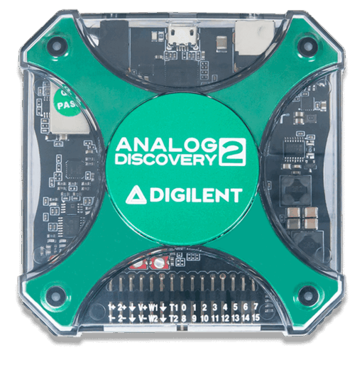 Digilent Analog Discovery 2: 100MS/s USB Oscilloscope, Logic Analyzer and Variable Power Supply - Image 2