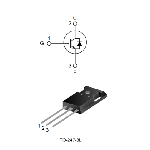 SGT60N60FD2 Field Stop IGBT Transistor 600V 60A TO-247 - Image 2