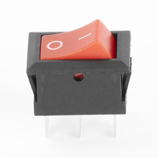 Rocker Switch SPDT 2 Position ON-ON 6A/250VAC 10A/125VAC 3 Pin Mounting Hole:17x11.6mm (Red) - Image 2