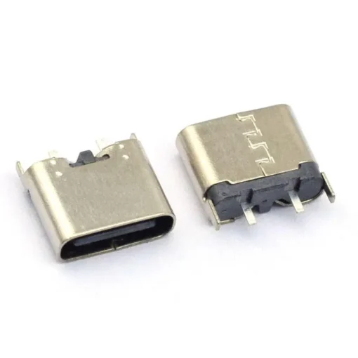 Type-C USB Female Connector 3A Vertical insert 2 Pin