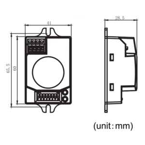 SK608B Detection Angle 360° Motion Sensor 220VAC 1200W with DIP Switch - Image 5