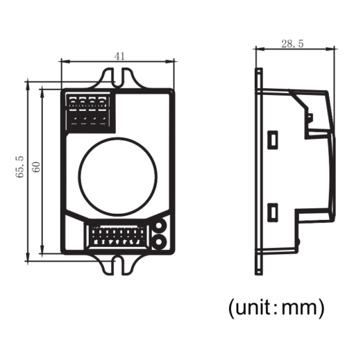 SK608B 360° Detection Angle Motion Sensor 220-240VAC 1200W with DIP Switch - Image 2