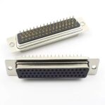 DD50 PCB Solder Female D-Type Connector 50 Hole 3 Row