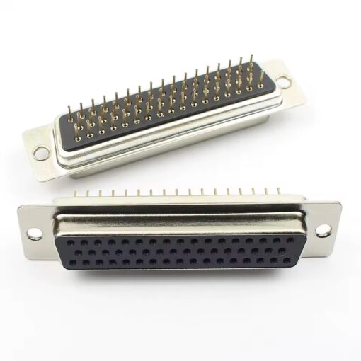 DD50 PCB Solder Female D-Type Connector 50 Hole 3 Row