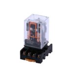 OMRON Electromagnetic Relay MK2P-I DPDT 24VDC Coil 8pin with PF083A Socket
