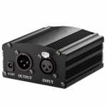 Phantom 48V Power Supply with Adapter and XLR Cable
