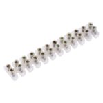 Terminal Block Strip U-Type White 380V/20A 12 Position 2 Row 11mm Pitch