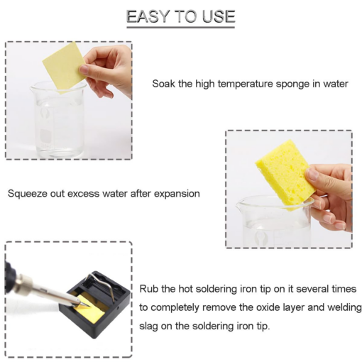 Tip Cleaning Sponge Goot ST-70/75SP (Goot-Original) - Image 3