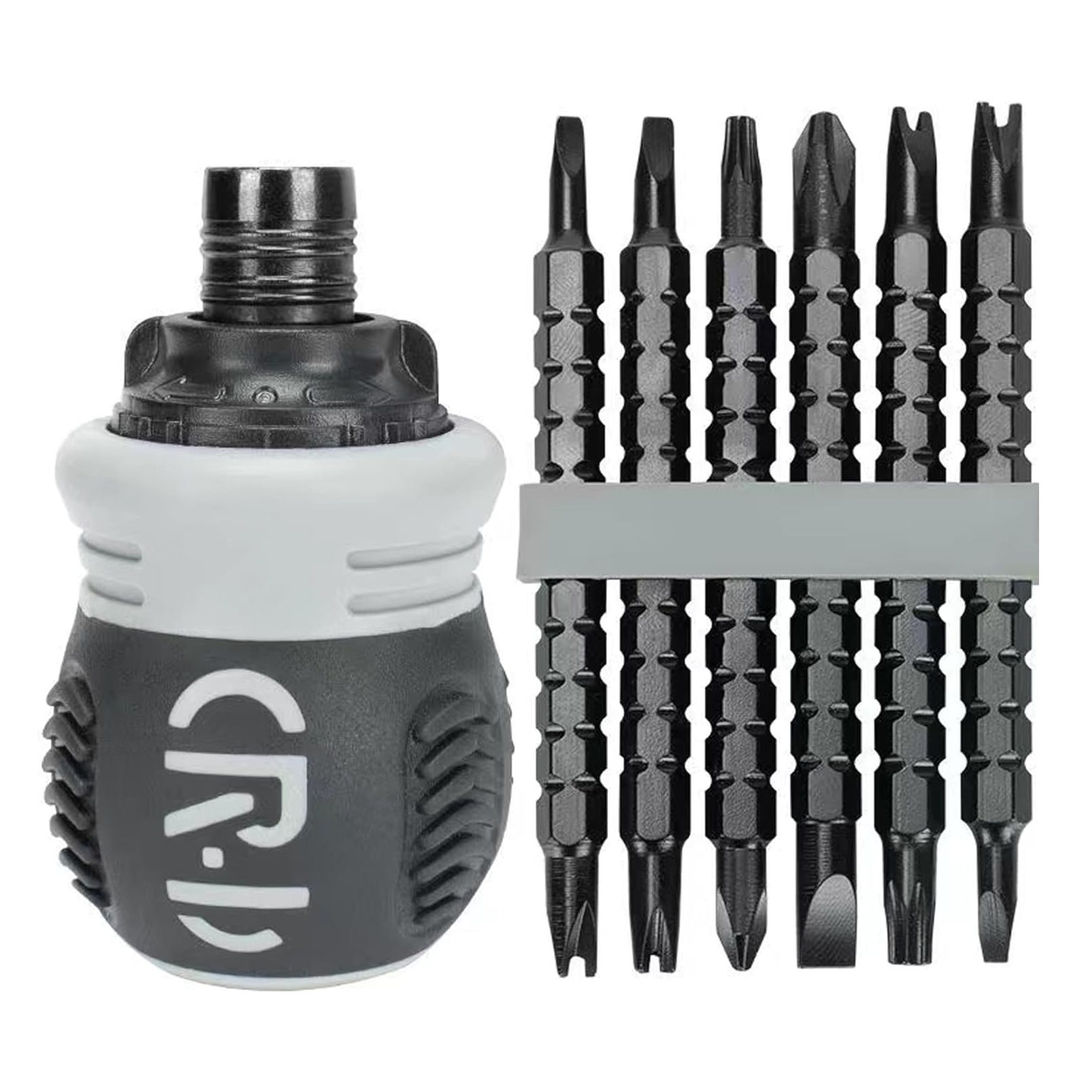 Screwdriver CR-V Set with 6 Dual-head Screwdriver Bits 13-In-1