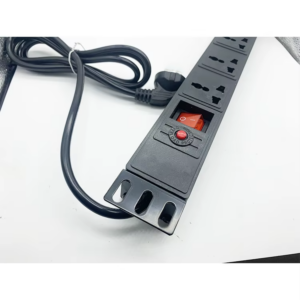 Universal Rack Mount PDU Power Distribution Socket 6 Slot - Image 2