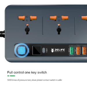 RELIFE Timing Control Power Socket (3 AC Socket + 5 USB 5V 3.4A) RL-316D - Image 4