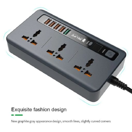 RELIFE Timing Control Power Socket (3 AC Socket + 5 USB 5V 3.4A) RL-316D