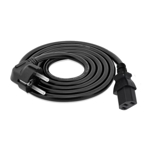 Power Cable 1.5M 3X0.75mm 6-16A Black - Image 2