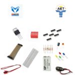 Digital Logic Kit - Alexandria Higher Institute of Engineering - AIET With Breadboard 830 Point Splitted Power Rails