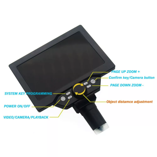 LCD Digital Microscope 1080P, 1200X, 12MP Camera-G1200 - Image 4