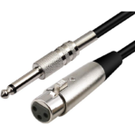 Microphone Wire Cable Audio Jack 6.35mm to XLR 3 Pin Connector