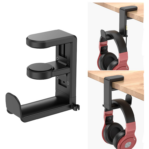 Headphone Stand with Adjustable & Rotating Arm