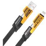GA-03 Multiple Charging Cable 4 in 1 Lightning, Type-C & Type-A USB 1Meter