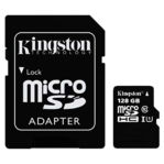 Micro SD 128GB Loaded Raspbian OS for Raspberry PI 5 With Adapter